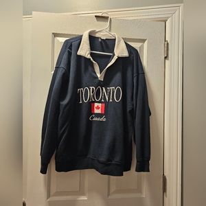 Oversized Collared Toronto Sweatshirt